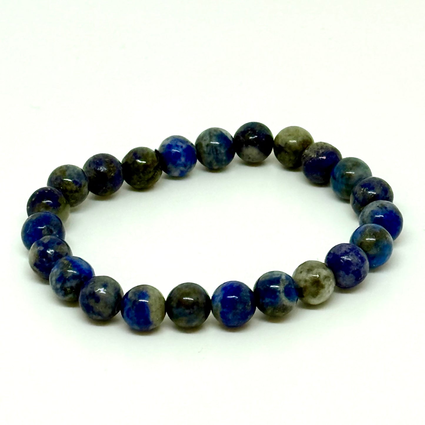 Lapis Lazuli Bracelet 8mm beads - Wisdom truth communication crystal bracelet Australia