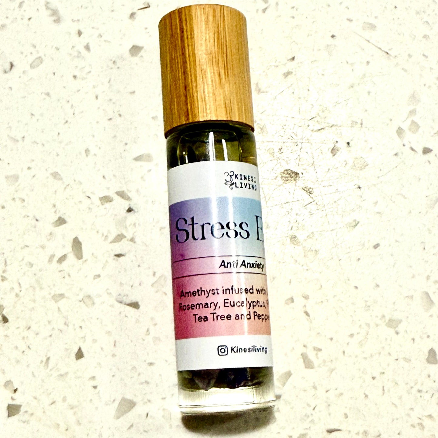 Stress Eeez essential oil roller 10ml - natural stress relief anxiety support Australia EMK Practitioner created