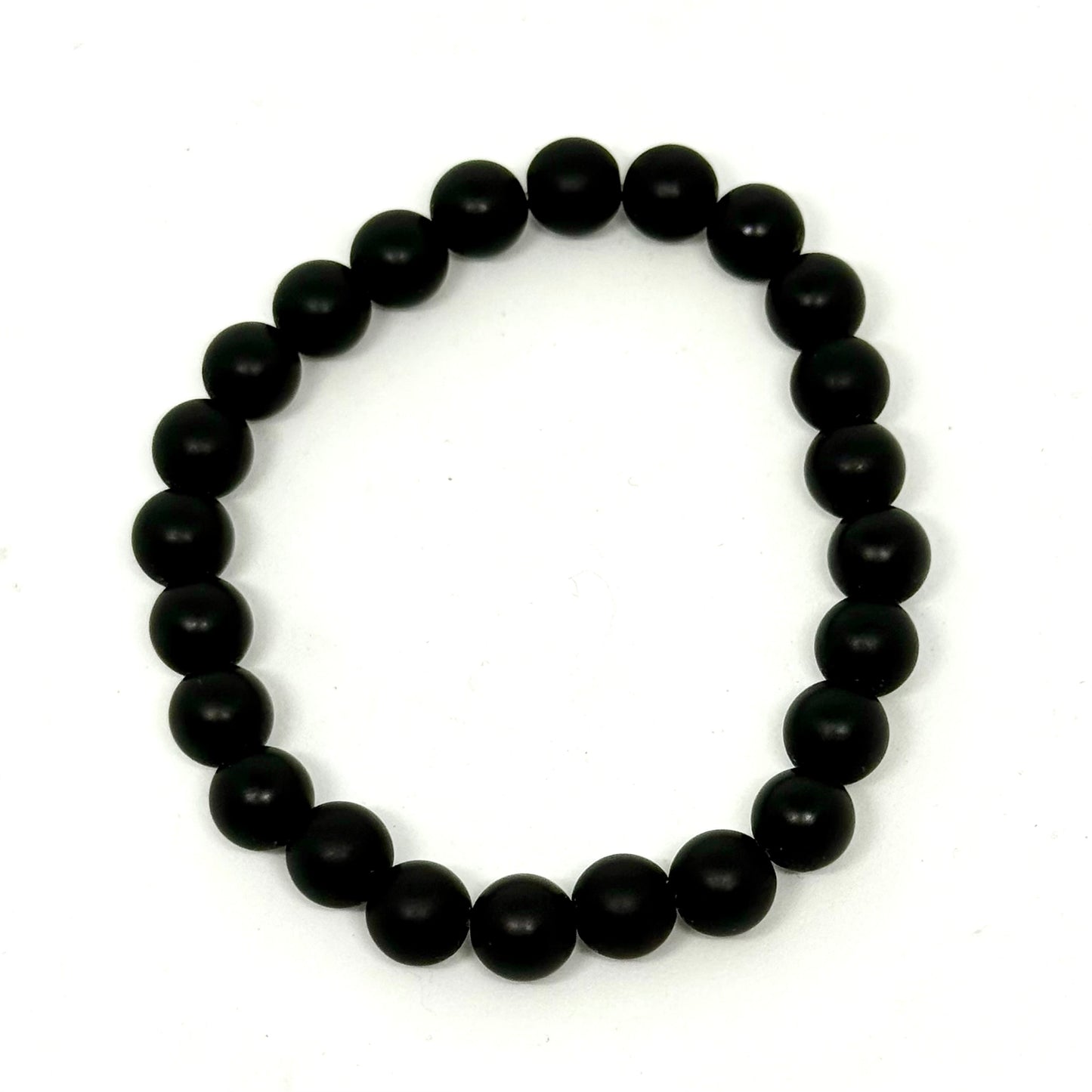 Black Onyx 8mm bracelet - strength protection Australia