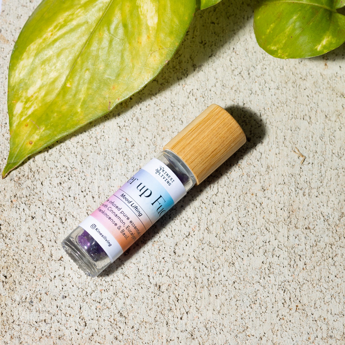 Cheer Up Fucker Fluorite Roller - Natural mood lifting depression relief Australia