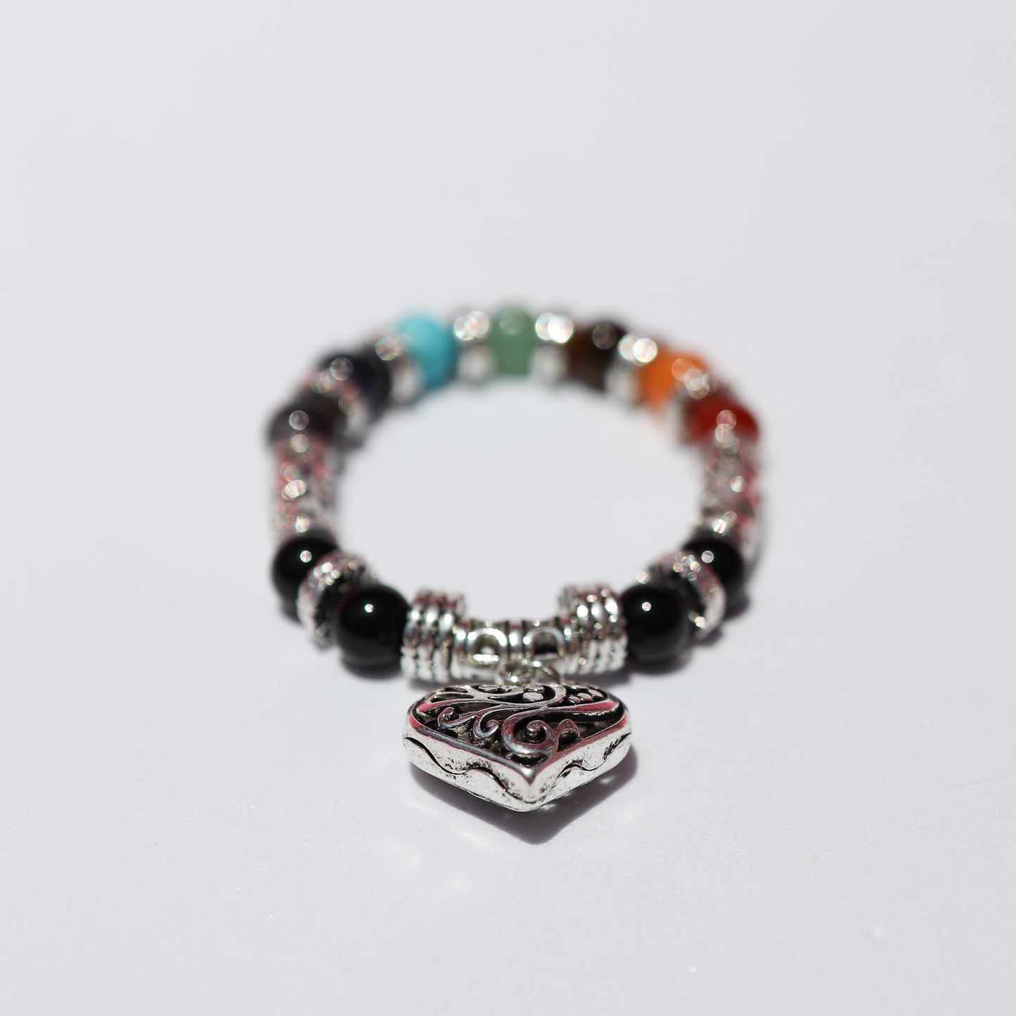 Chakra Heart Charm Bracelet Accessories