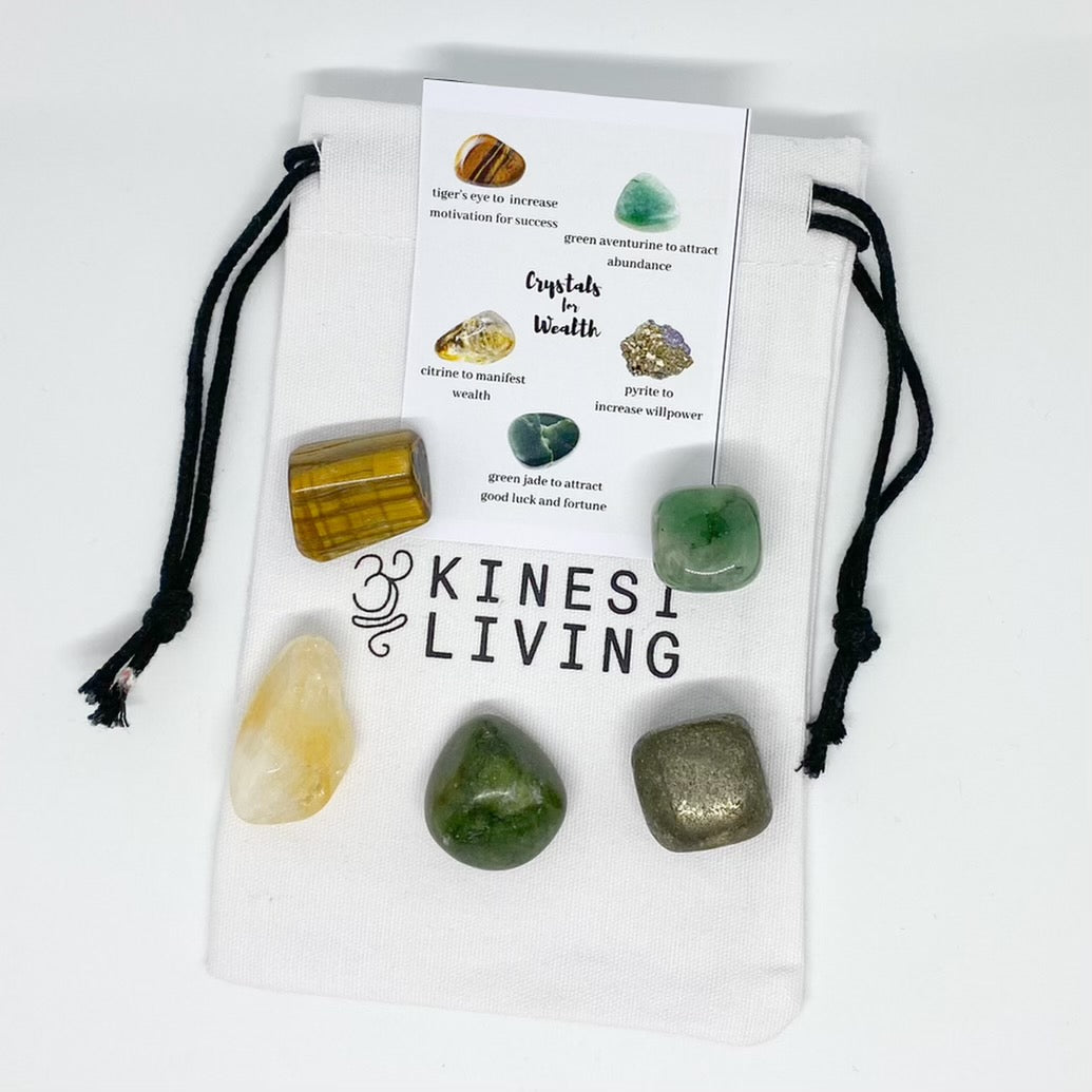 Wealth Kit Heraling Crystals & Gemstones