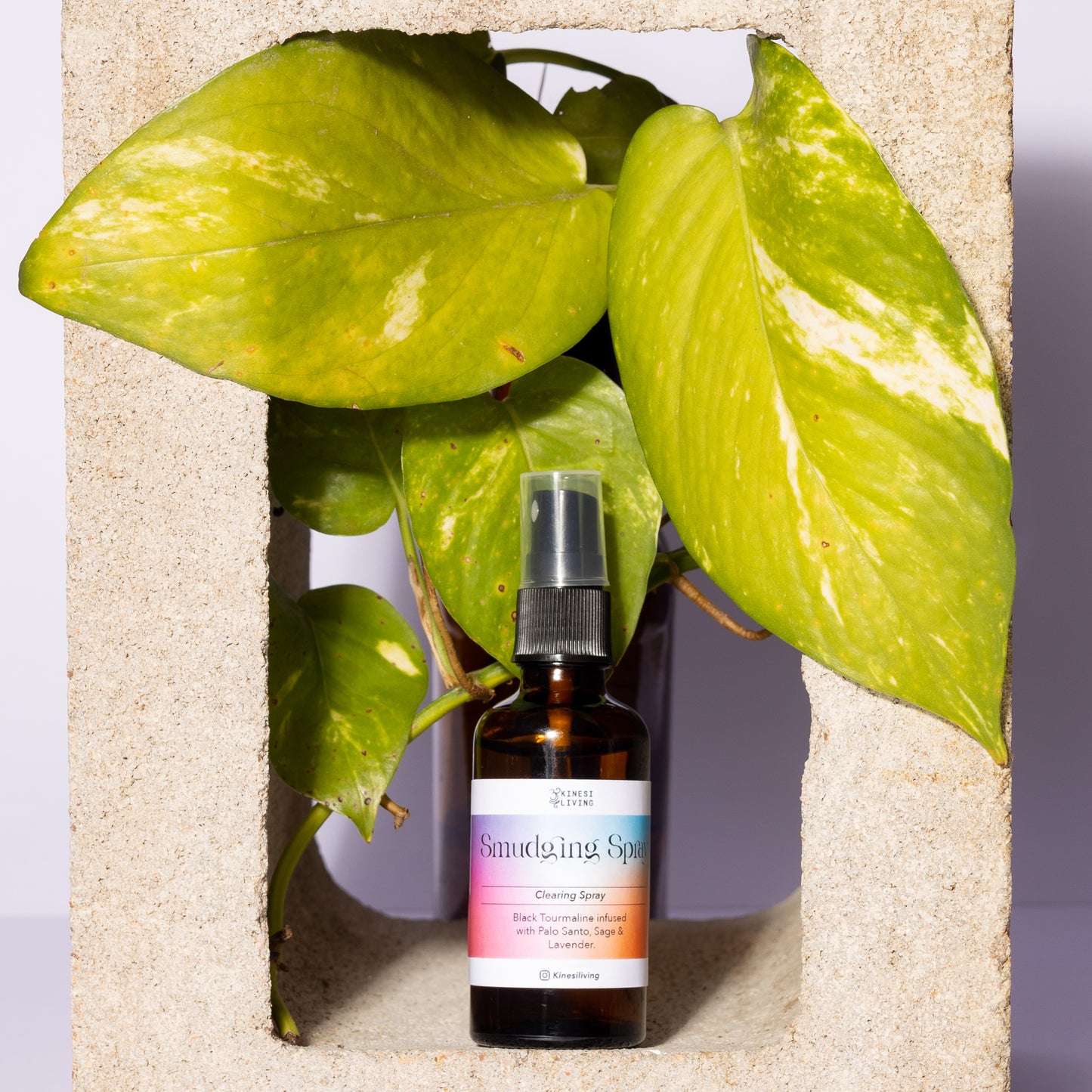 Smokeless Smudging collection showing 50ml spray 100ml spray and 15ml diffuser - complete natural energy cleansing Palo Santo Sage Lavender Australia