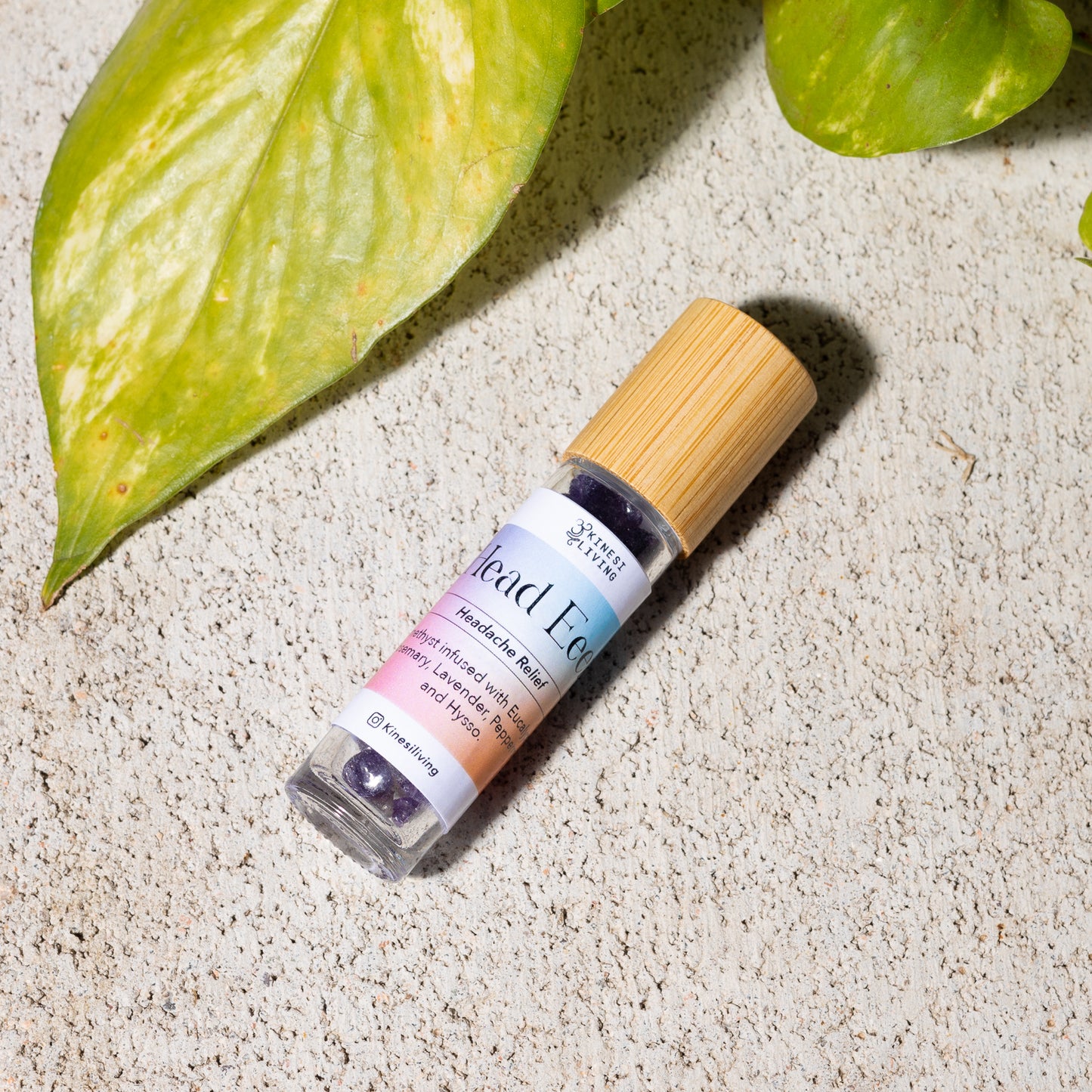 Head Eeez essential oil roller 10ml - natural headache support tension relief Australia EMK Practitioner created