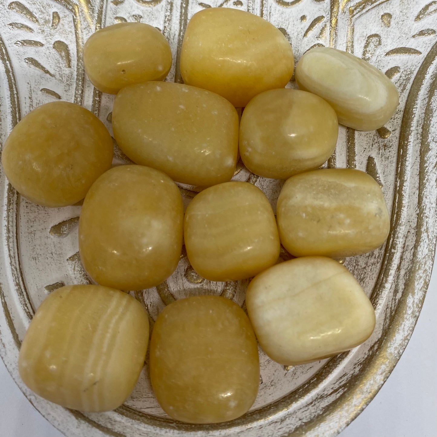 Orange Calcite Tumble Gemstones