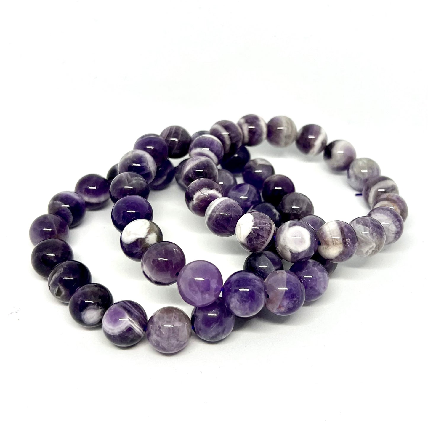 Dream Amethyst Bracelet 10mm beads - Lucid dreaming sleep crystal bracelet Australia