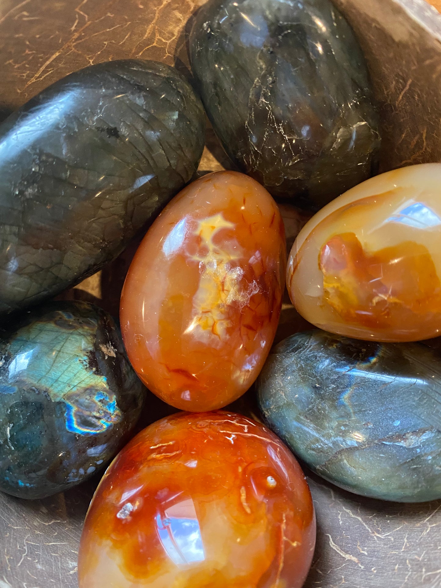 Labradorite Palm Stone