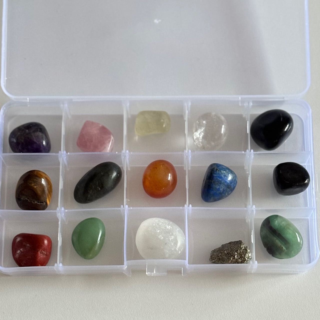 Teen Witch Starter Pack crystal gift box with chakra journal, crystal pen and crystals for protection, calm and intuition