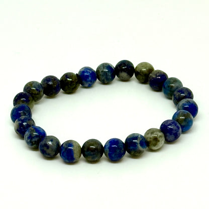 Lapis Lazuli Bracelet 8mm beads - Wisdom truth communication crystal bracelet Australia