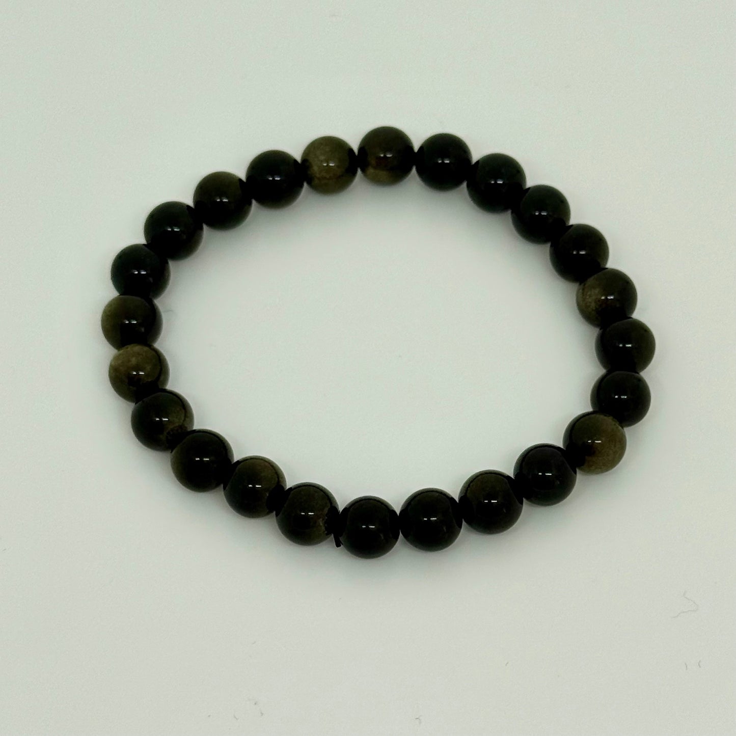 Golden Obsidian Crystal Bracelet - Protection & Confidence