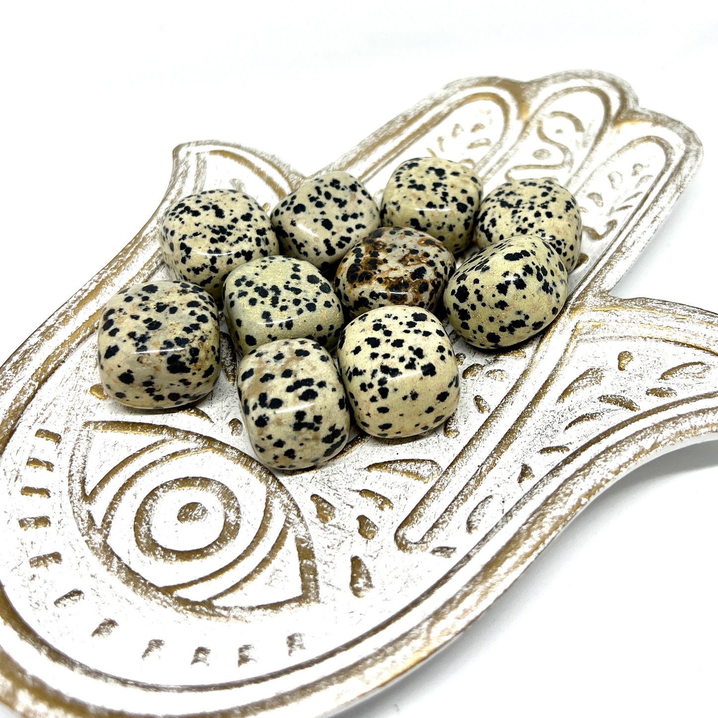 Dalmatian Jasper Tumbled Stone