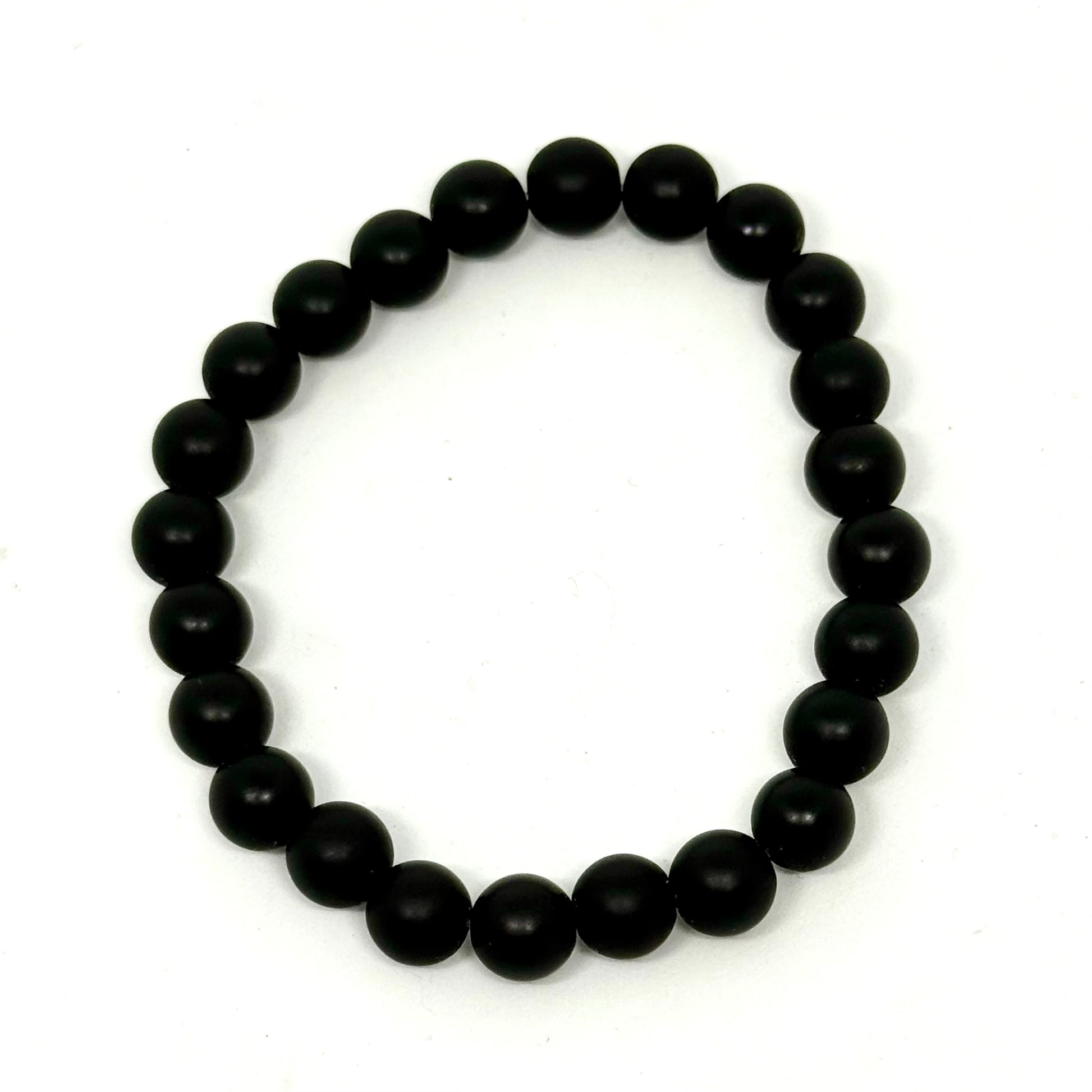 Black Onyx 8mm bracelet - strength protection Australia