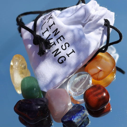 Chakra Crystal Kit 8 stones - Traditional energy balance set Australia