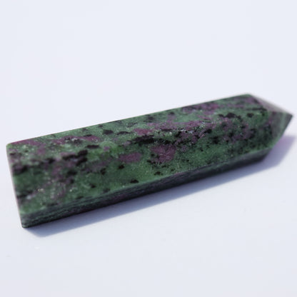 Ruby Zoisite Point Tower Healing Crystal