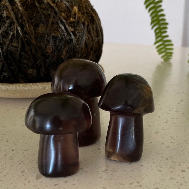 Purple Flourite Mushroom Healing Crystal 