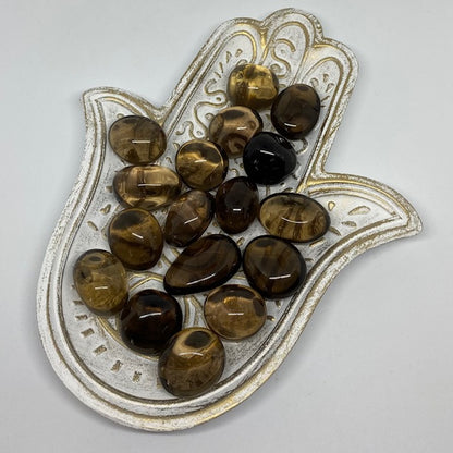 Tigers Eye healing crystal extra pouches for water bottles