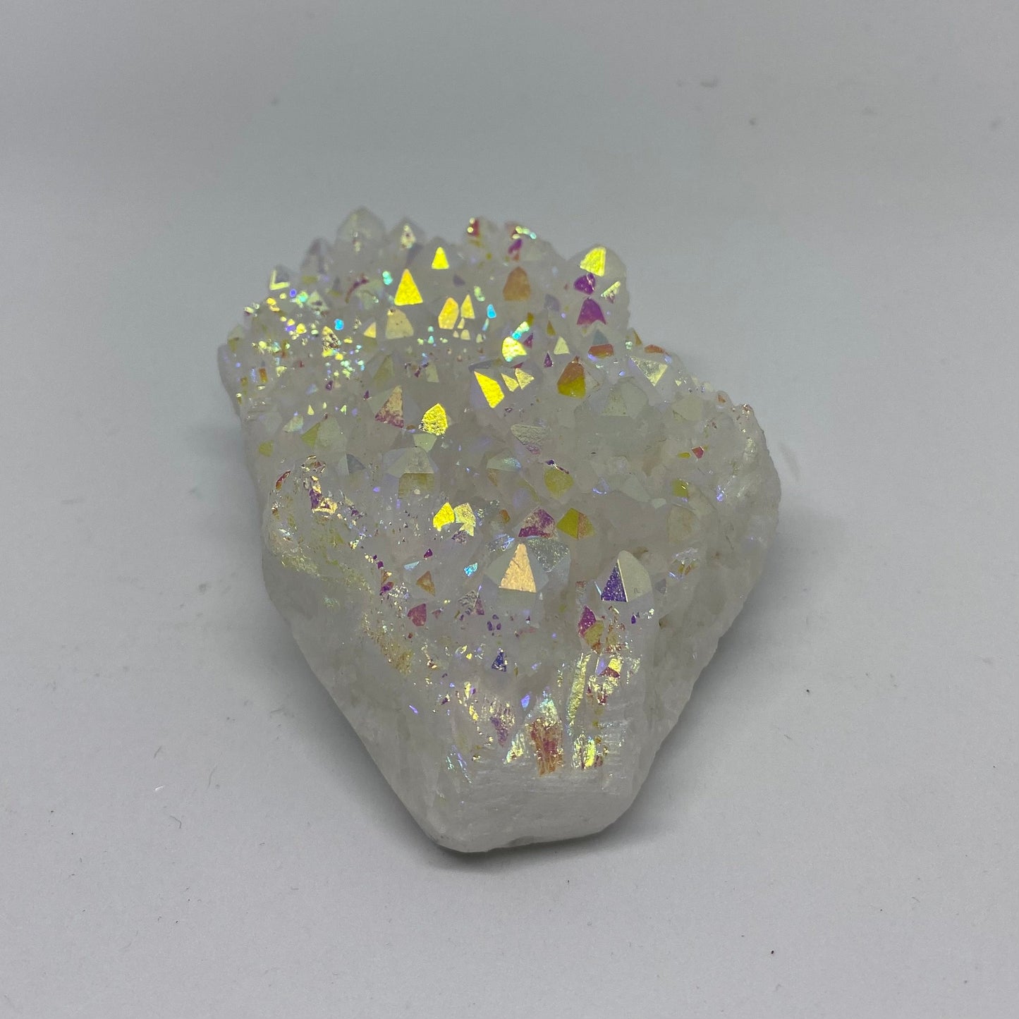 Medium Angel Aura Quartz Cluster Healing Crystal