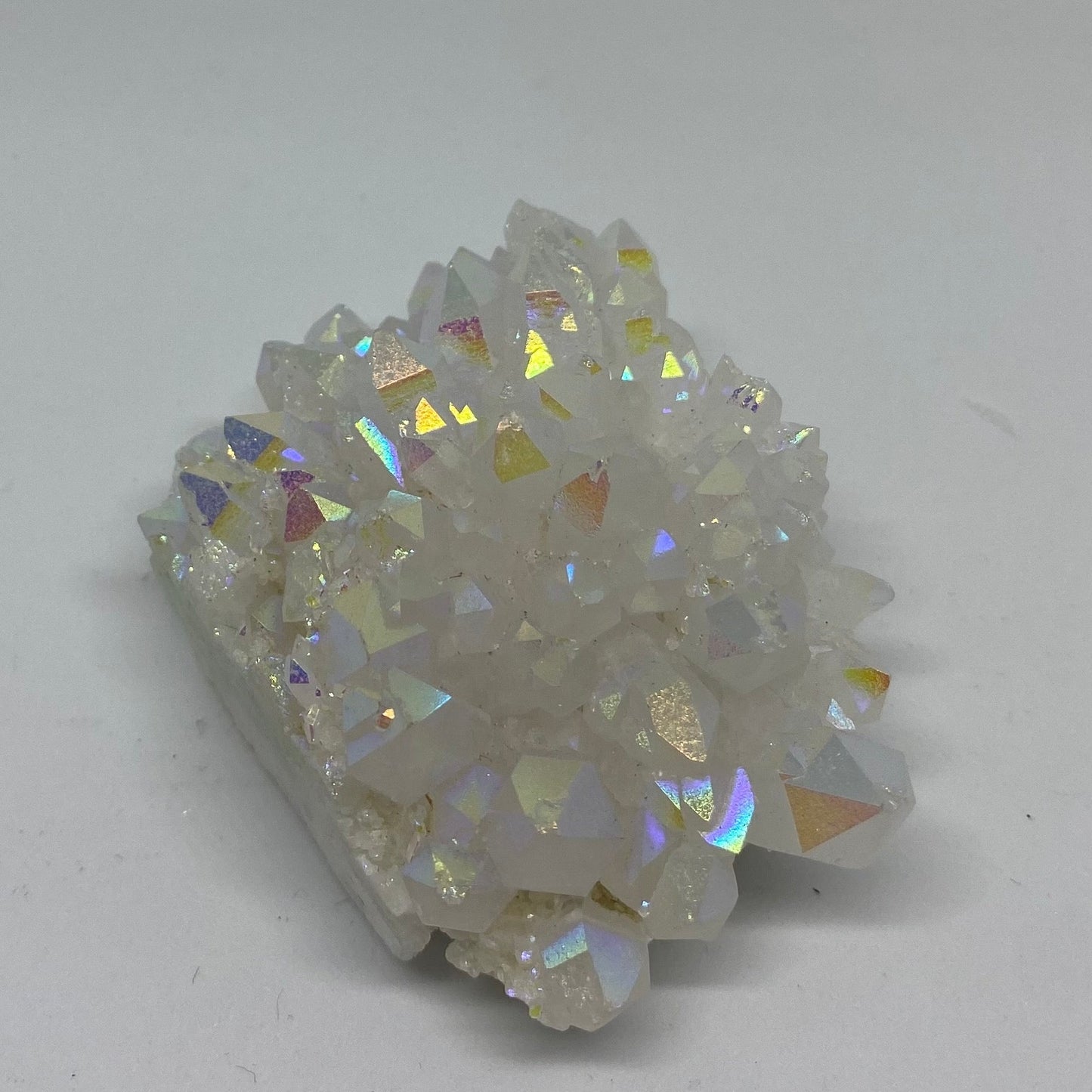 Large  Angel Aura Quartz Cluster Gemstone