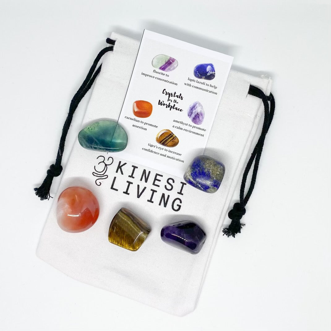 Workplace kit healing crystals & gemstones