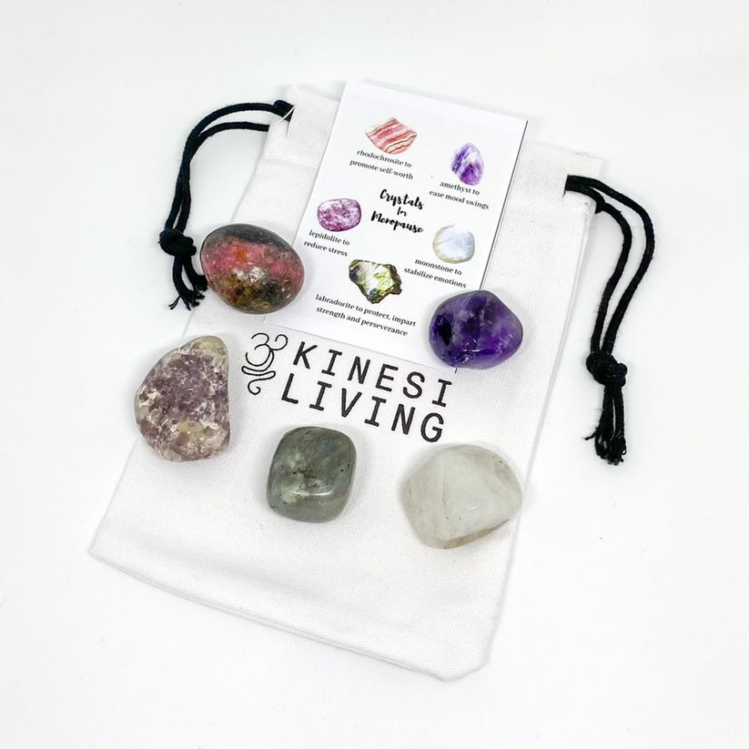 Menopause Kit healing Crystal Kinesi Living Adelaide