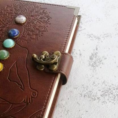 Journal with Chakra Stones