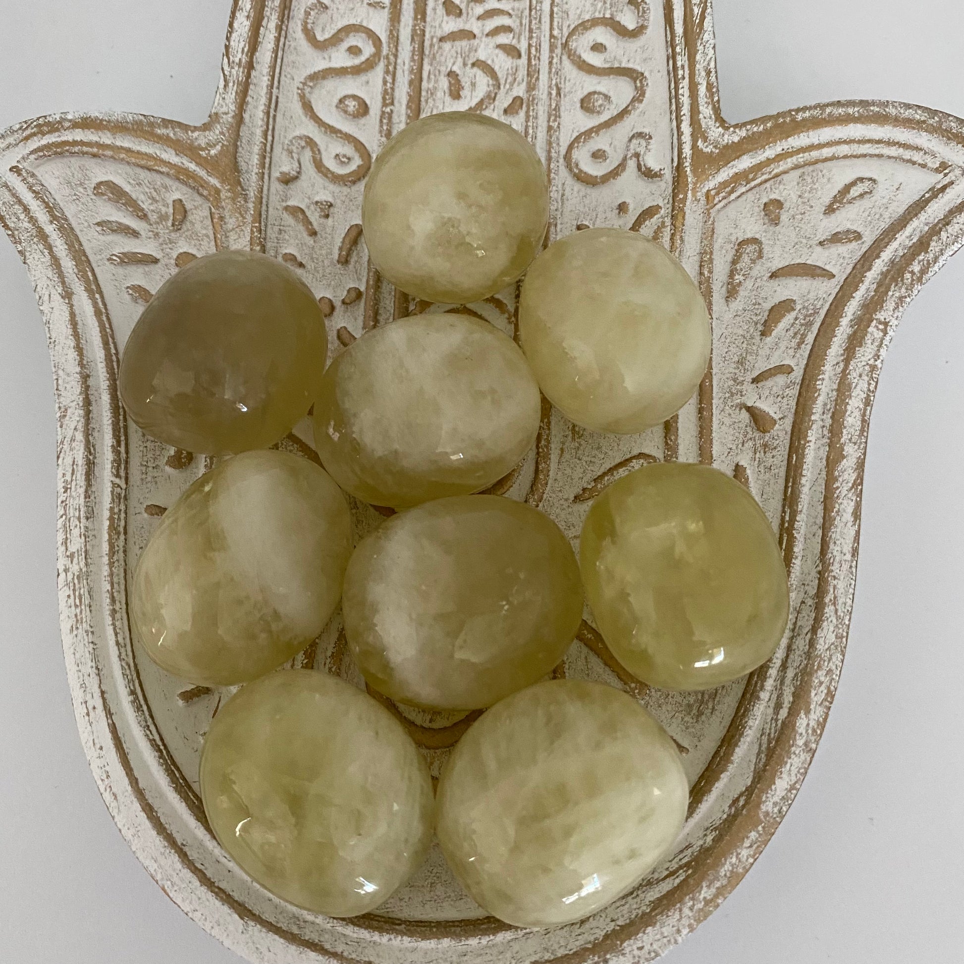 Yellow citrine glassy and tumble XL gemstones