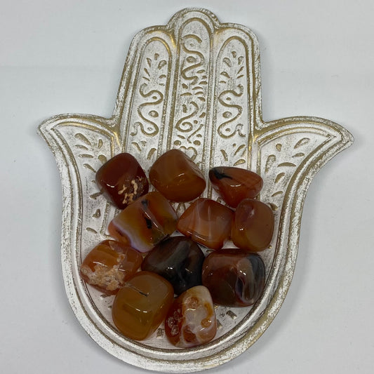 2-3cm size Carnelian healing crystal and tumble gemstones