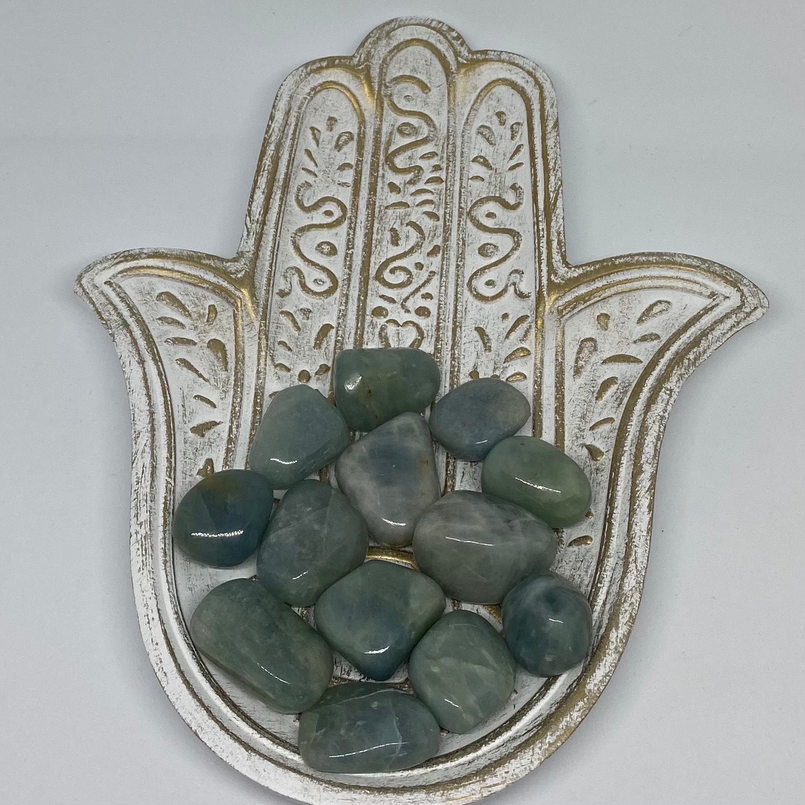 2-3cm size Aquamarine healing crystal and tumble gemstones