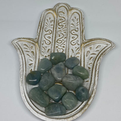 2-3cm size Aquamarine healing crystal and tumble gemstones