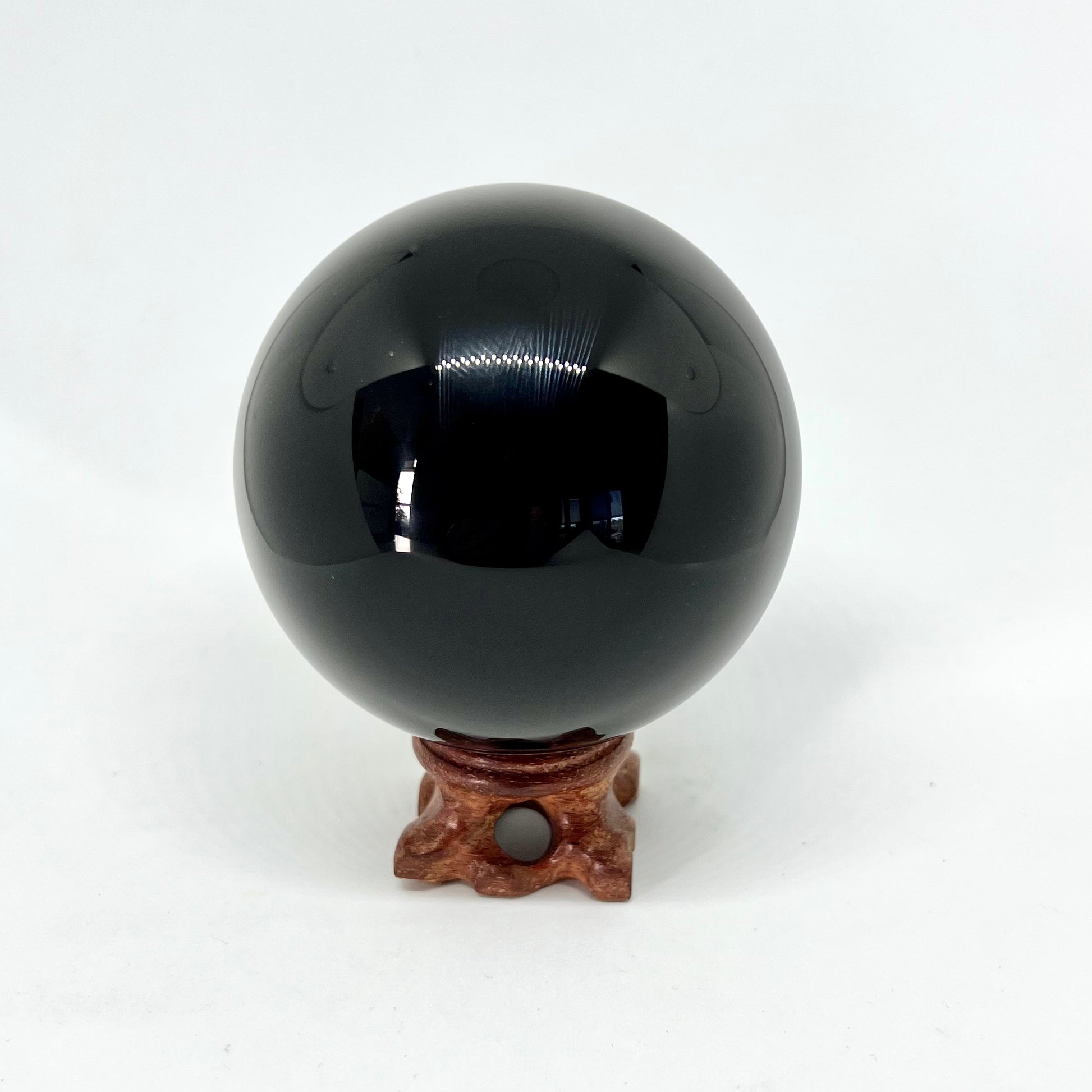 Large Obsidian Crystal Sphere - Kinesi Living Adelaide
