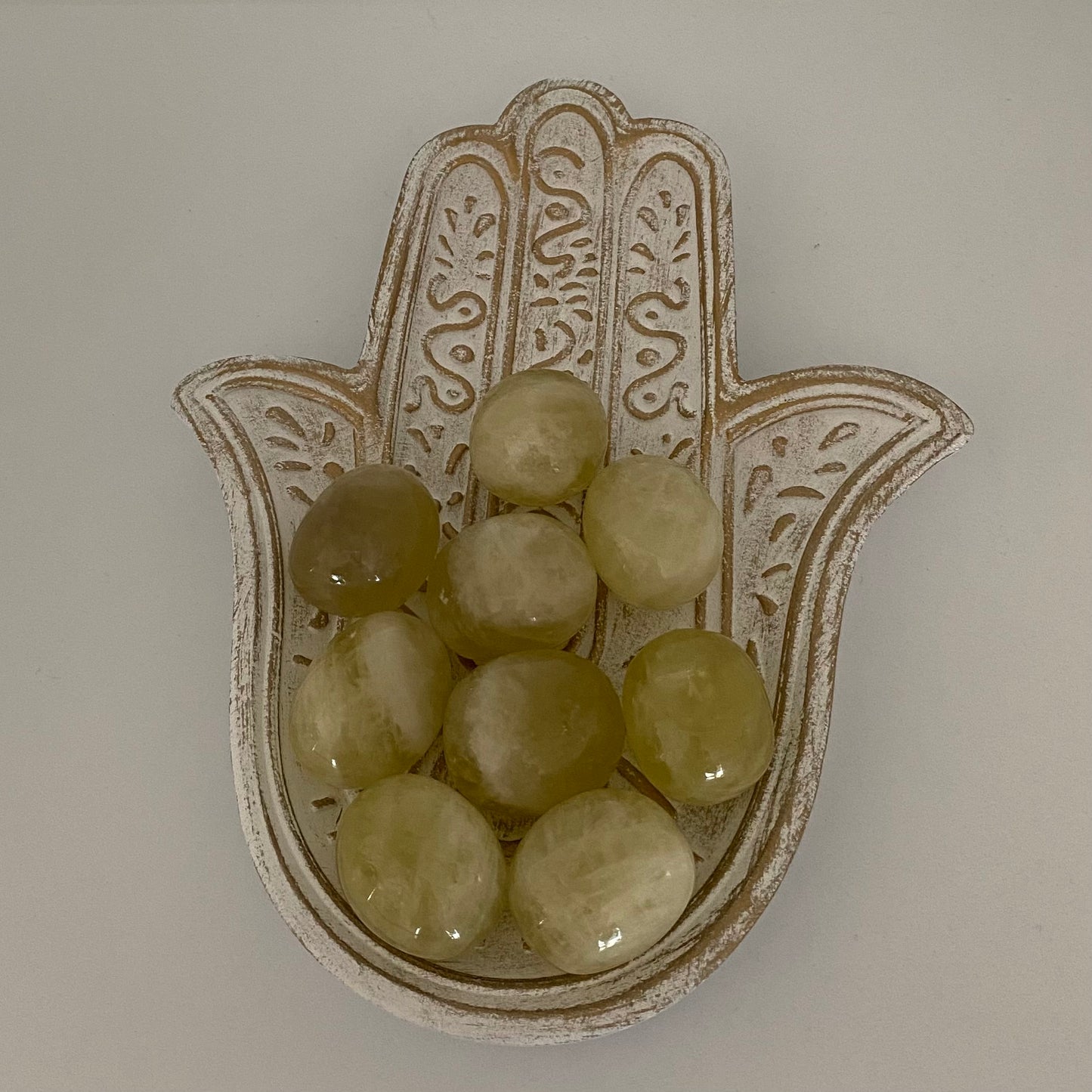 Yellow citrine glassy 3-4cm - size healing crystal and tumble XL gemstone