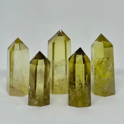 Citrine Crystal Point Towers