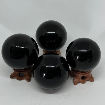 Black Obsidian Sphere Medium