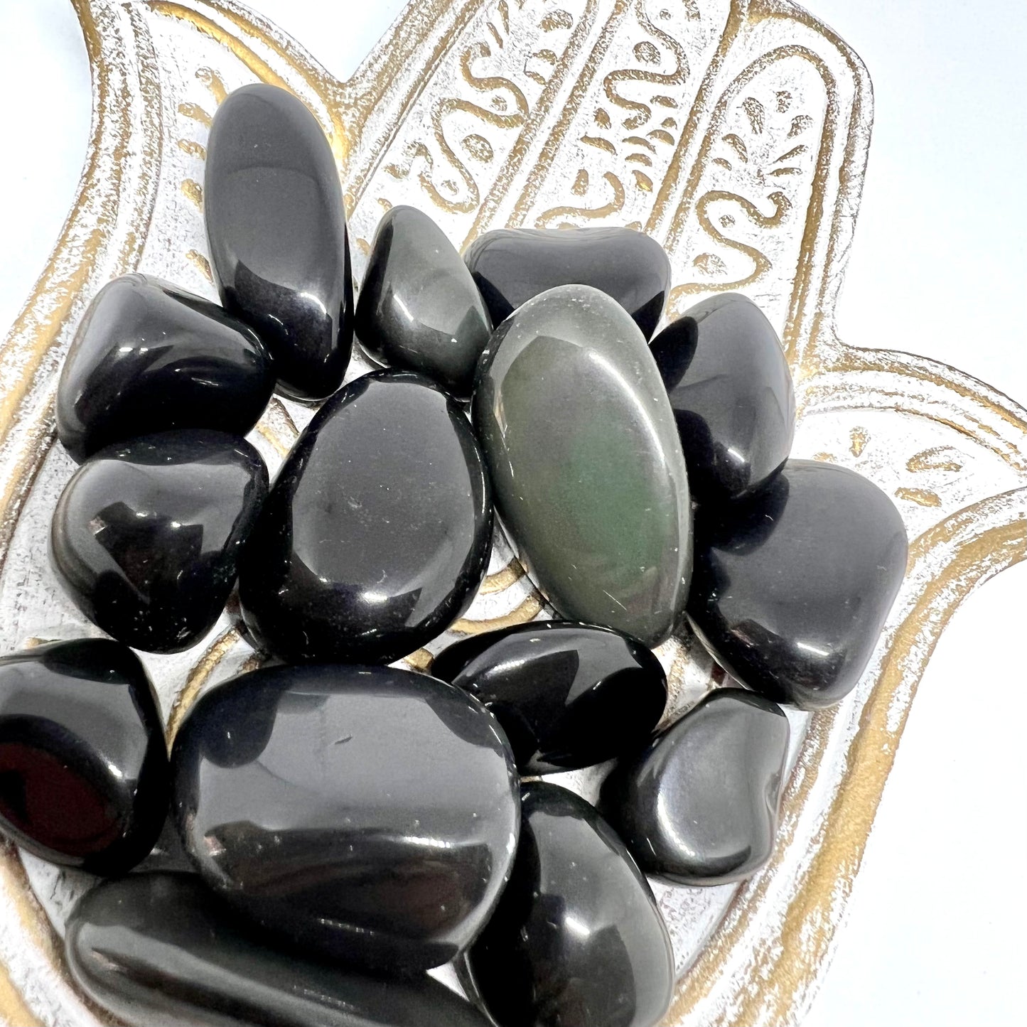 Rainbow Obsidian Tumble Stones