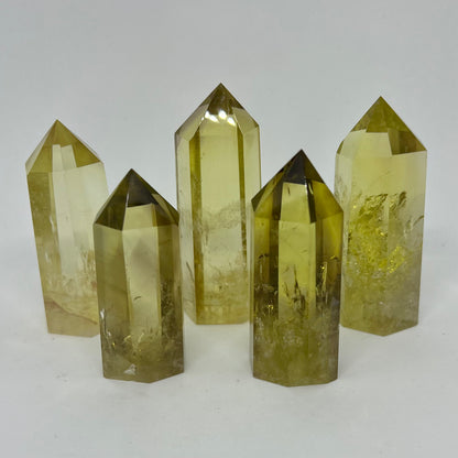 Citrine Crystal Point Towers