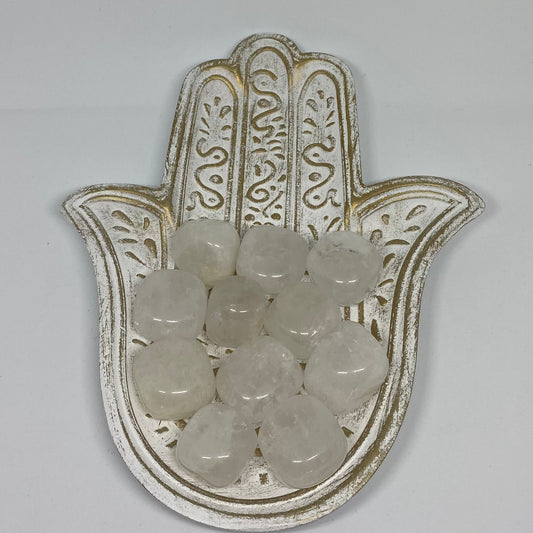 Selenite healing crystal and gemstones tumble stones