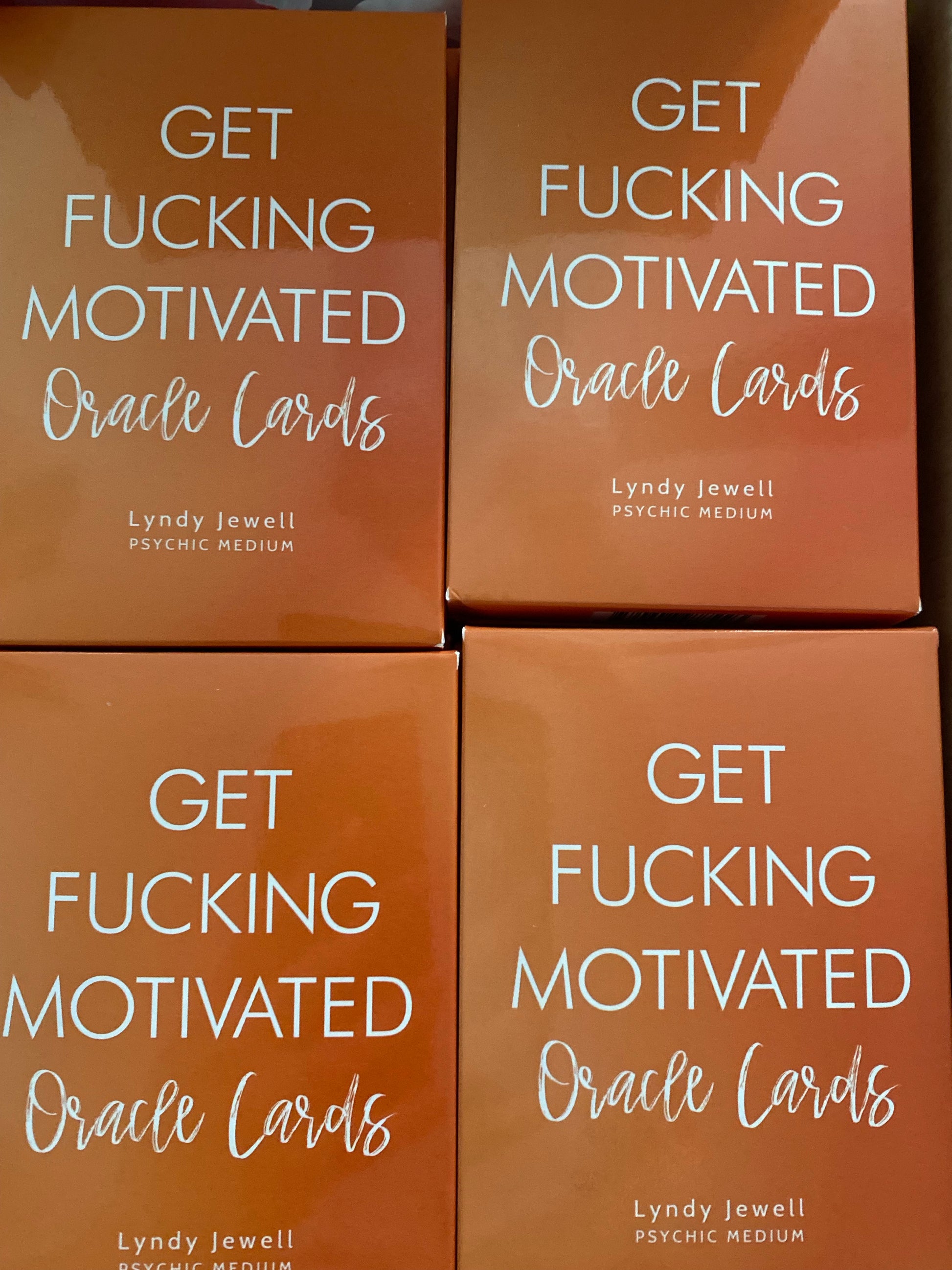 Get fucking motivated oracle card