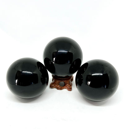 Black Obsidian Sphere