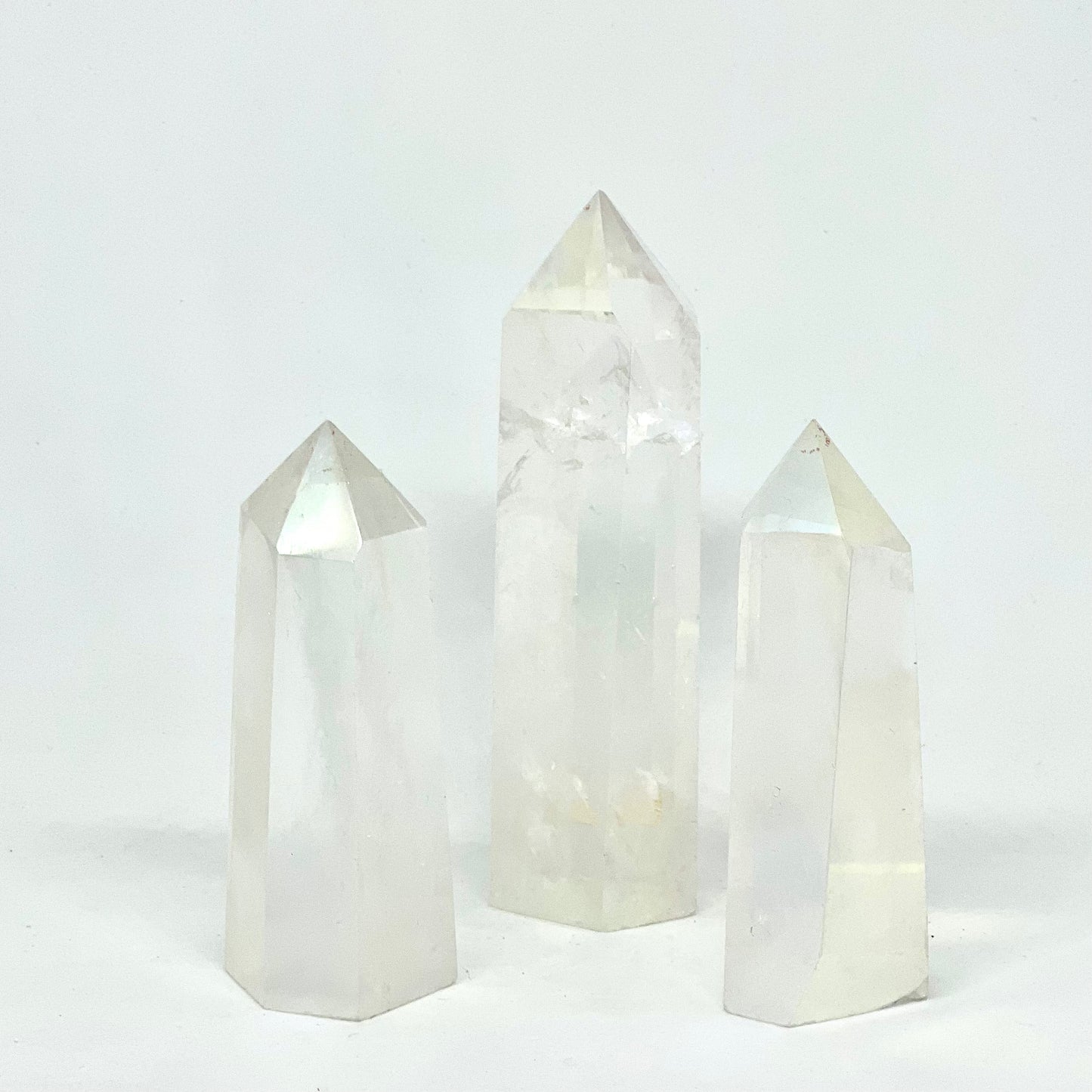 Aura Quartz Crystal Tower Point
